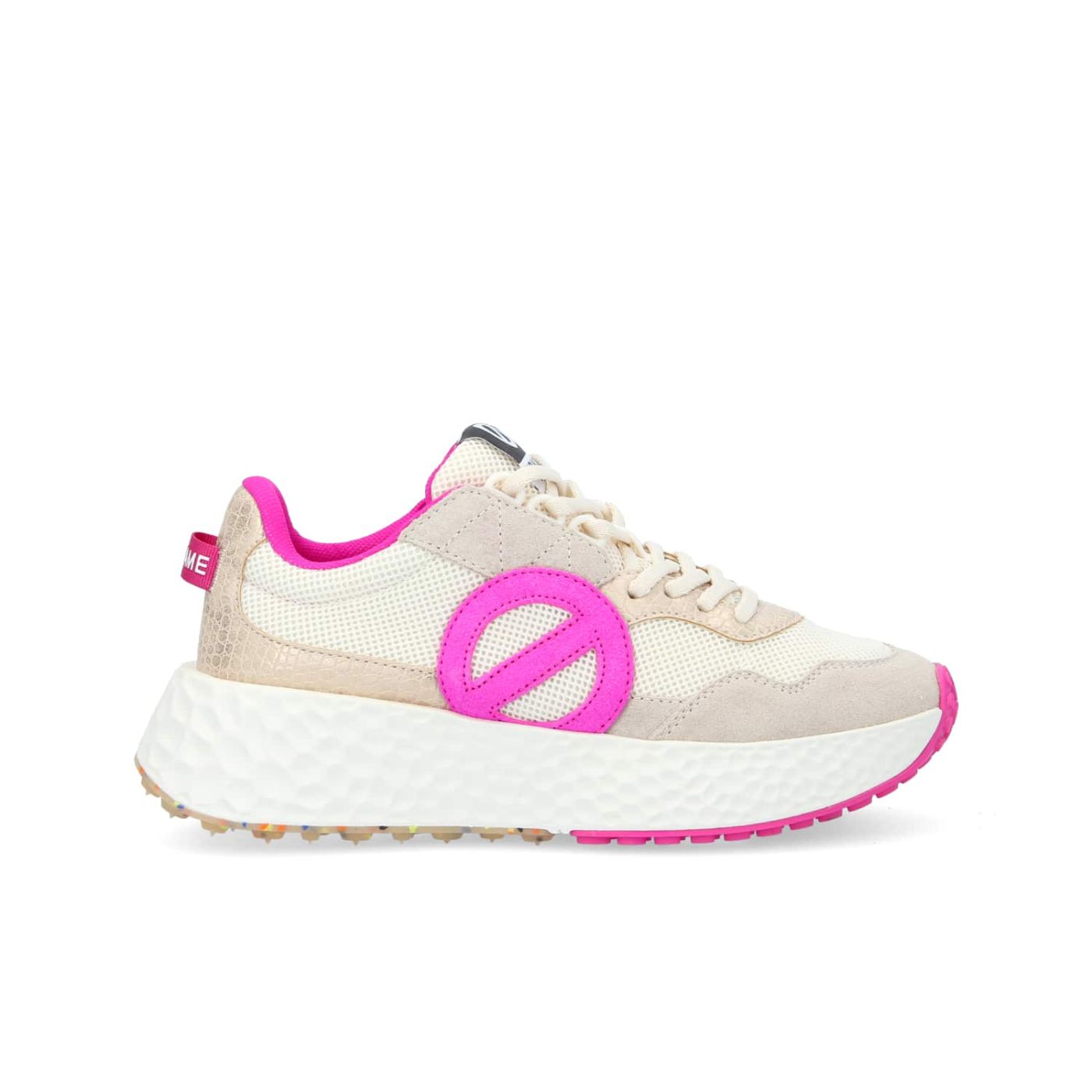 CARTER JOGGER W - RENO/MASTER - BLANC CASSE/FUCHSIA